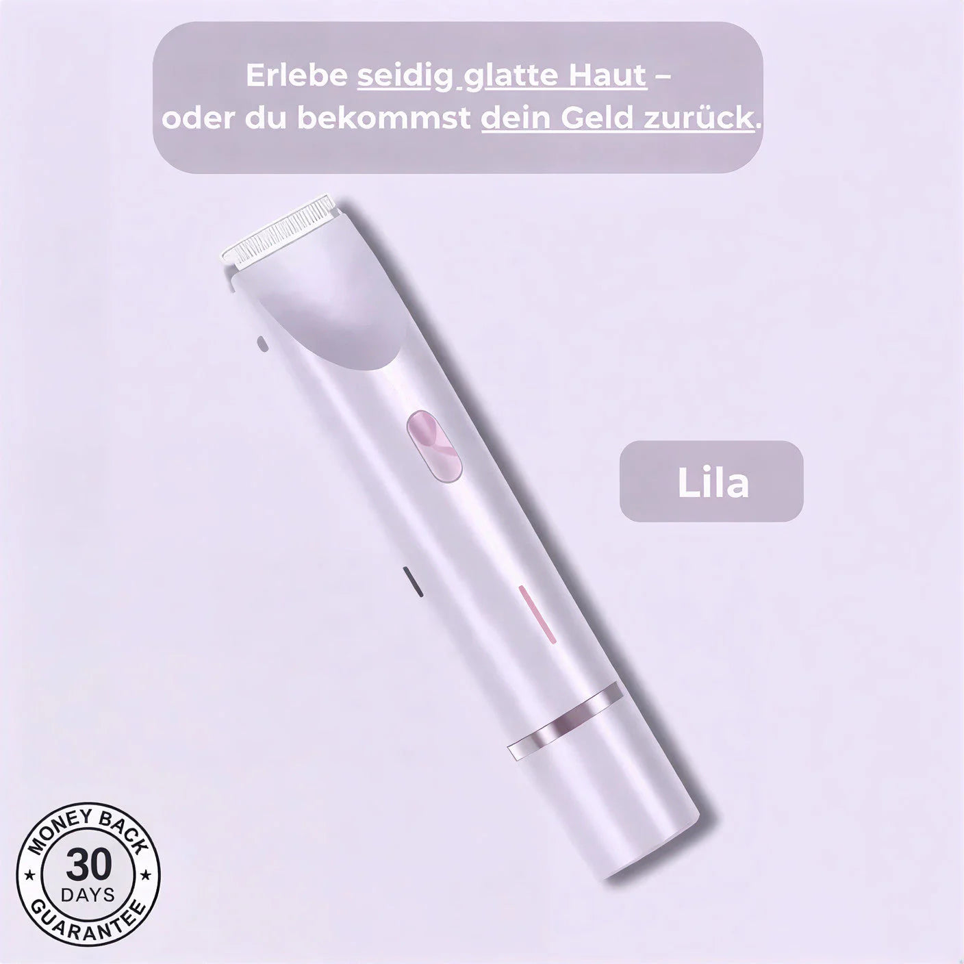 Seidenglanz™ | 2-In-1 Women'S Razor for Smooth and Well-Groomed Skin