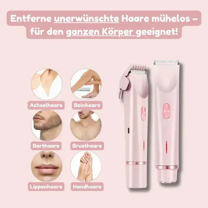 Seidenglanz™ | 2-In-1 Women'S Razor for Smooth and Well-Groomed Skin